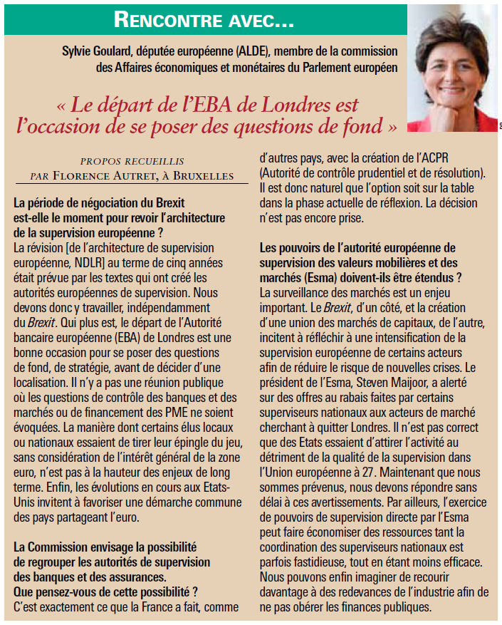 AGEFI semaine du 13 avril 2017