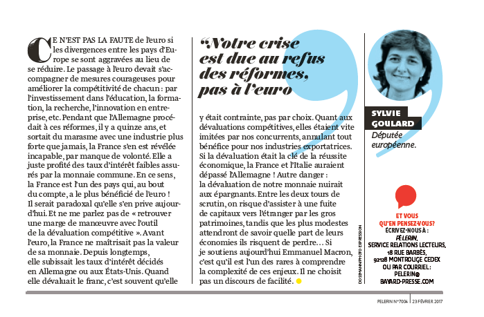 Pèlerin : Pourrait-on vraiment quitter l’euro ?