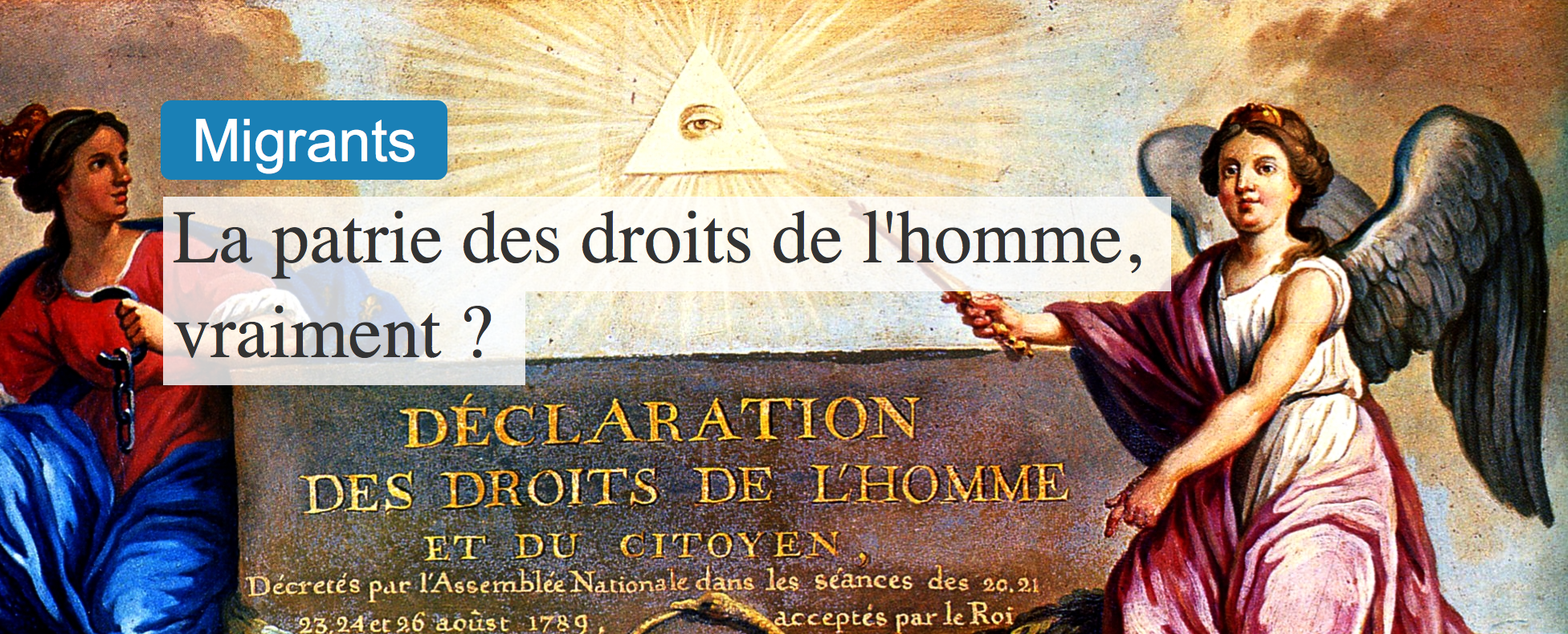La patrie des droits de l’homme, vraiment ?
